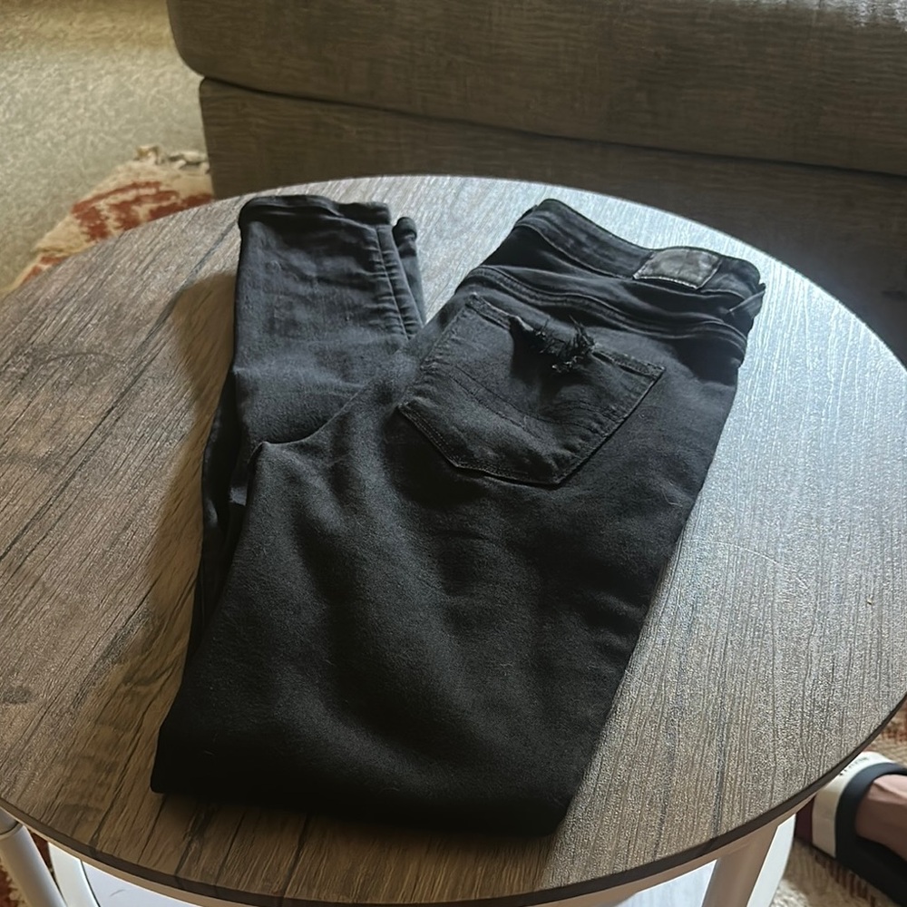 American Eagle Outfitters Ripped Black Jeans